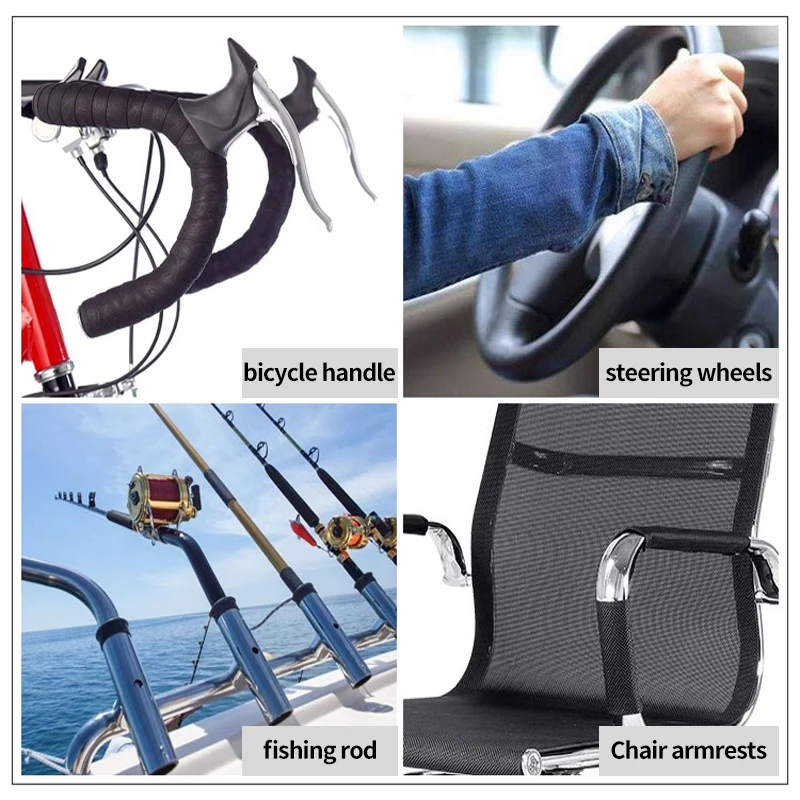 2pc Bicycle Handlebar Tape, Road Handlebars Tape,Cellular Style Silicone and EVA Waterproof Anti-slip Mountain Tape, Grip Bikes