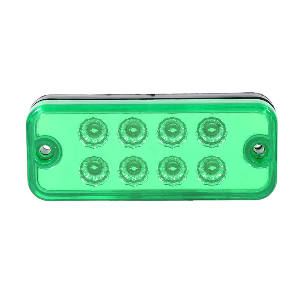 6PCS/set Clearance Side Marker Lamp Side Marker Light Lamp 8 LED Clearance Side Marker Light Indicator Lamp Truck Trailer Lorry