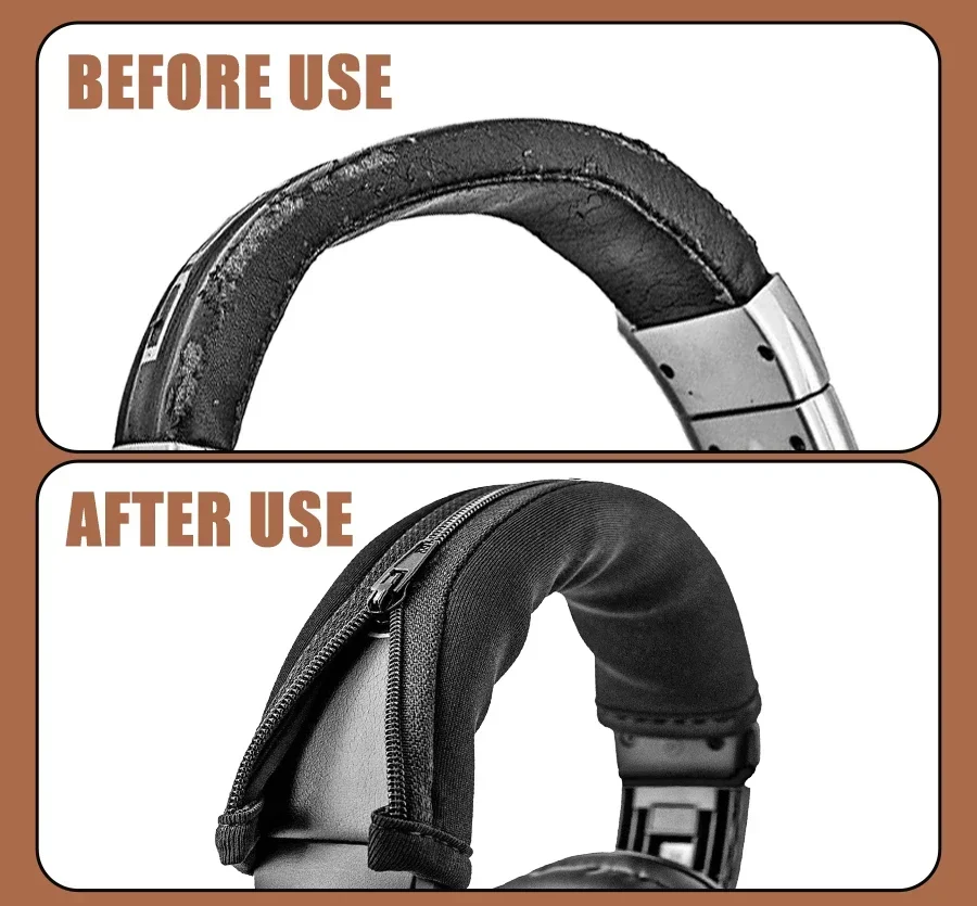 Headphone Protective Headband Cover  for for Audio Technica M50X/M50XBT/M50/M40X ATH M Series Band Sleeve Headphones Bands Cover