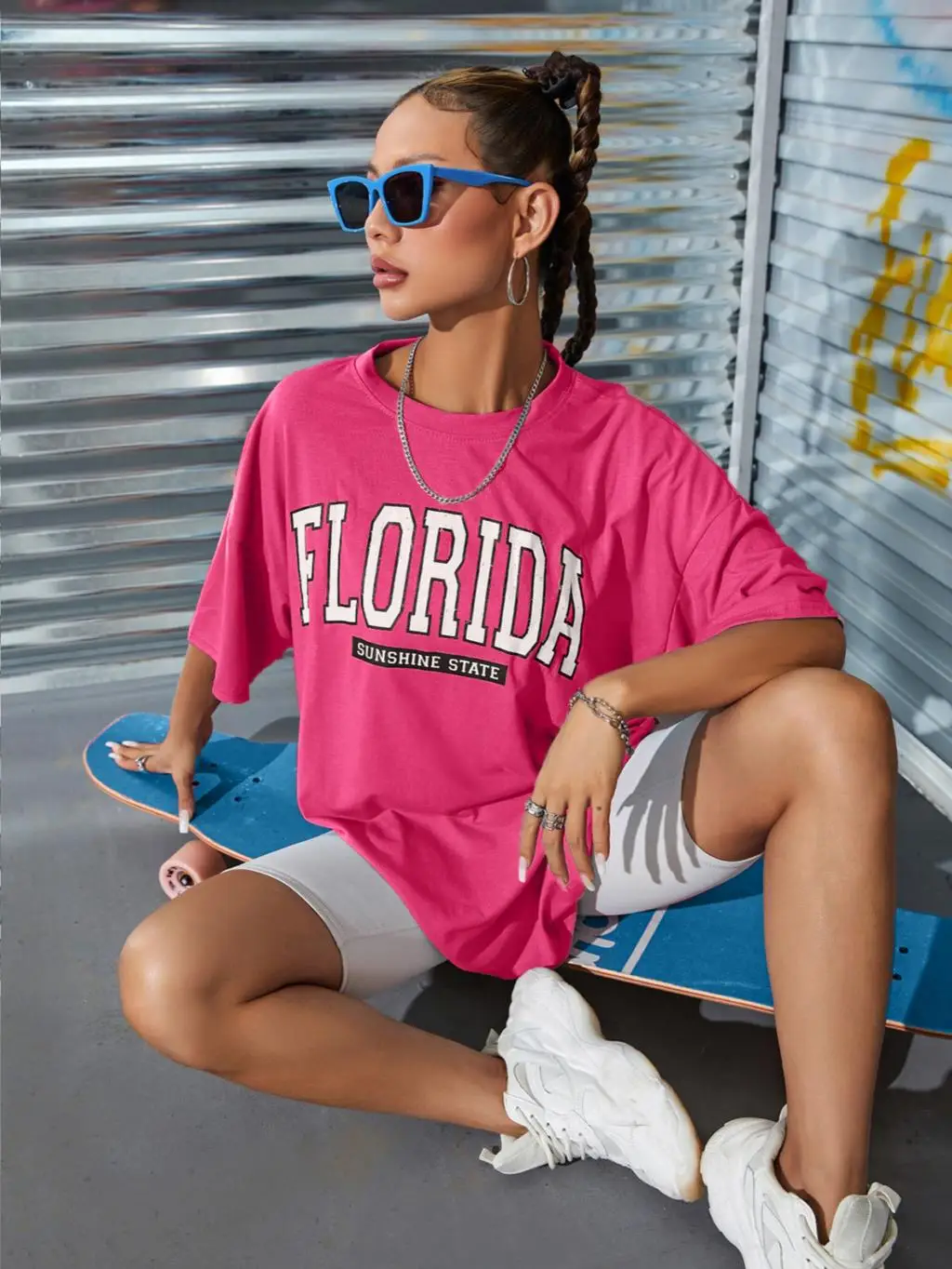 Florida Shirt Oversize | Florida Sleeve | Florida Tshirt Women - Print Women - Aliexpress