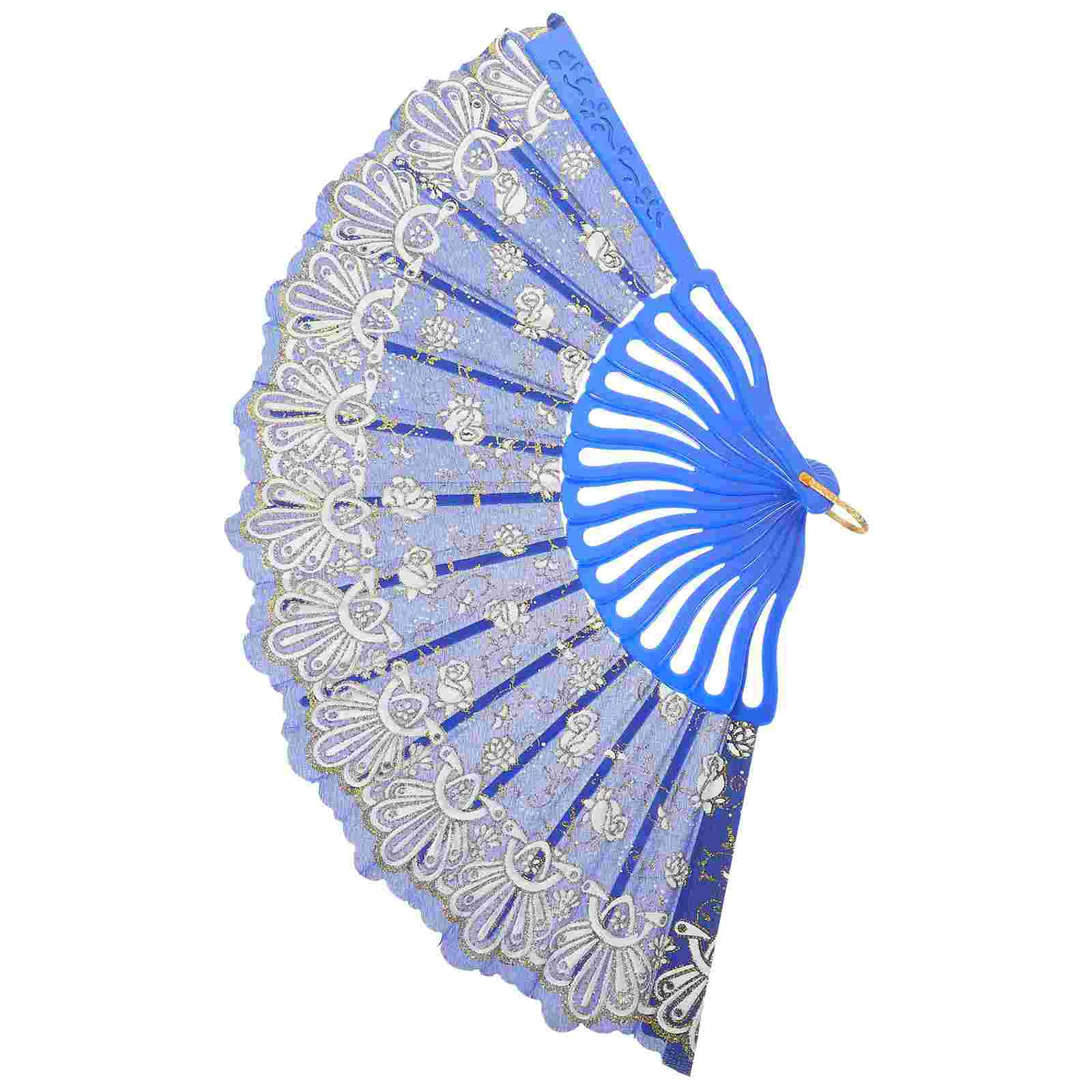

Folding Fan Vintage Handheld Stage Performance Hand Fan For Dancing Cosplay Wedding Prop Ancient Style Fan Qipao Fan