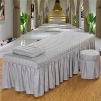 1pcs Bed Sheet Only Solid Beauty Salon Massage Table Bed Mattress Skin-Friendly Massage SPA Bed Full Cover with Hole 5 Sizes 1
