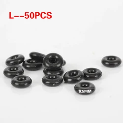 Bulk Pack Rubber O - Ring Fishing Connectors - Round Rig Terminal Tackle Accessories (BL50)