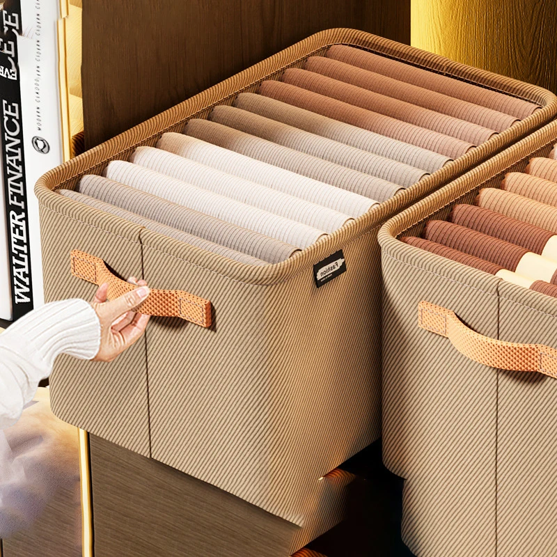 

Wardrobe Clothes Storage Pants Clothing Storage Box Organizer T-Shirt Sweater Storage Large Capacity Cabinet Drawer Organizer
