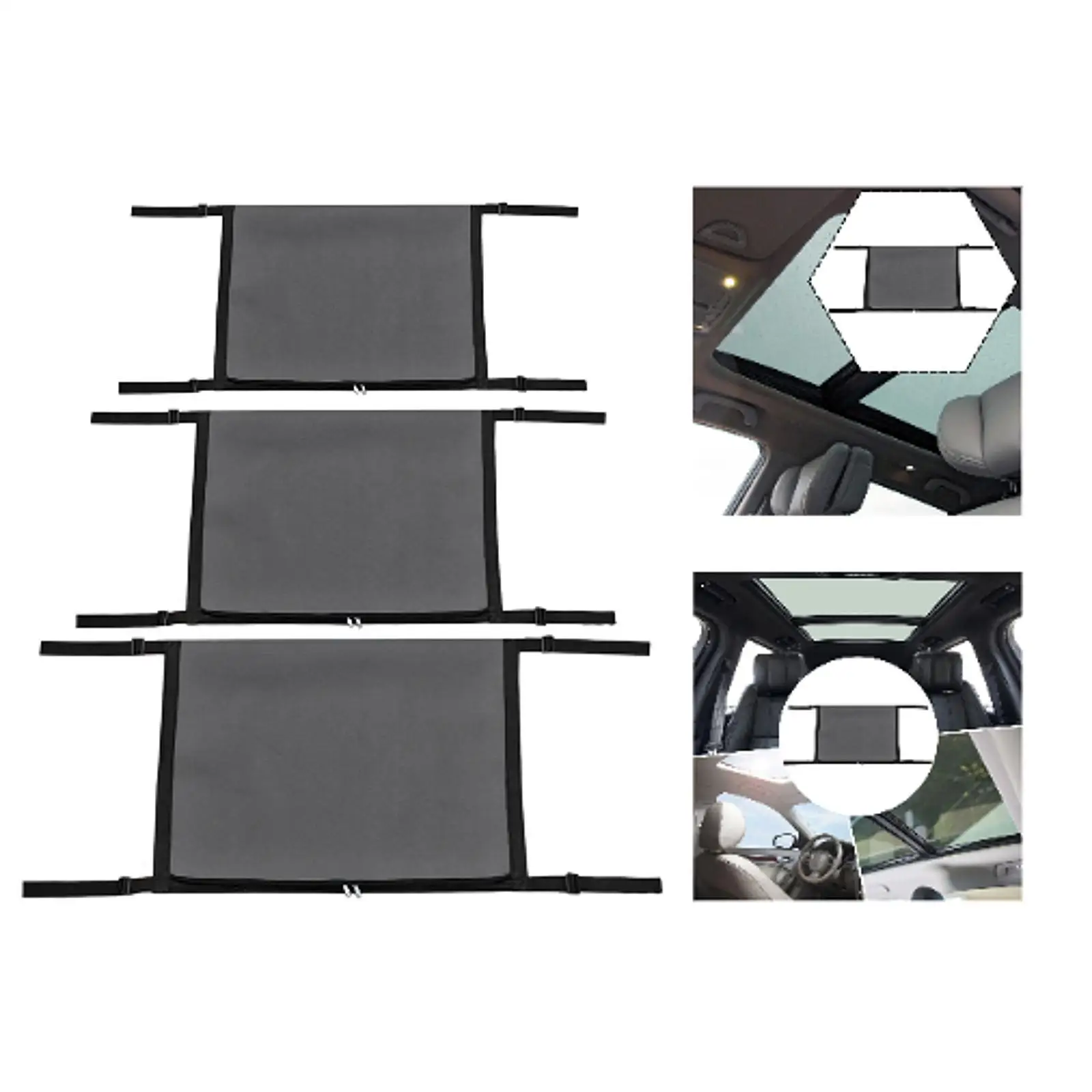 자동차 천장 수납망 자동차 지붕 정리함 지퍼 간편 설치 파우치 자동차 여행 하이킹용