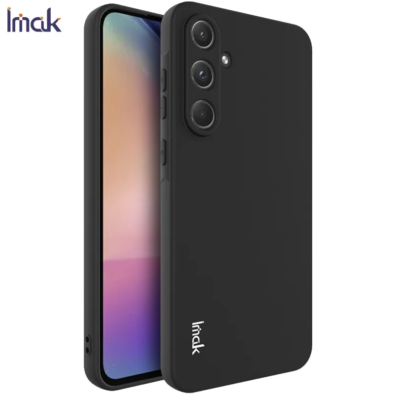 Per Samsung Galaxy A55 5G Custodia Imak Sottile Morbido Tpu Cornice Dritta Cover Posteriore Custodie Per Samsung Galaxy A55