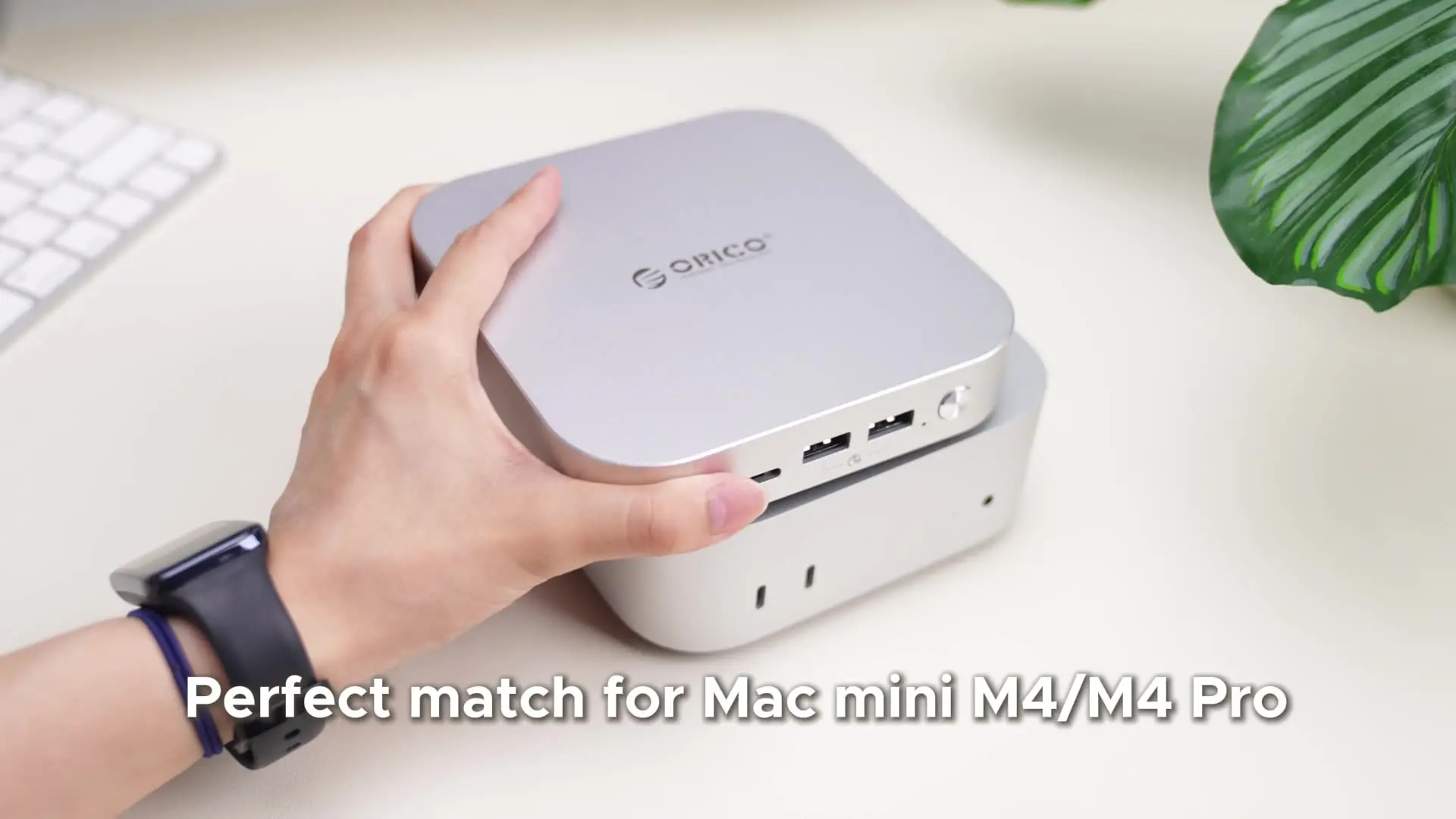 ORICO MiniLink Station D'accueil Mac Mini M4 En Aluminium 40