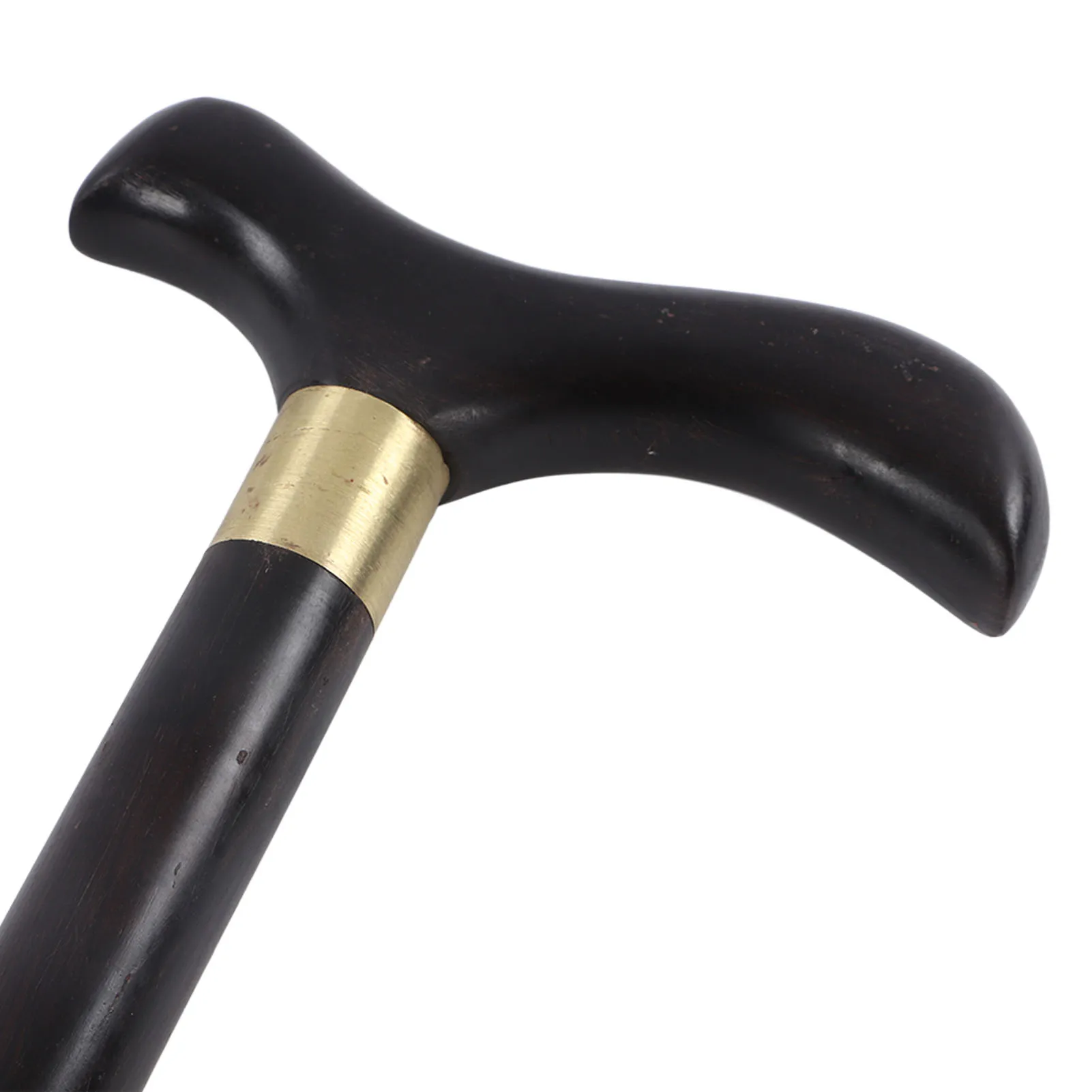 3 Section Detachable Walking Stick Portable African Blackwood Walking Cane Senior Elderly Cane Crutch for Elder Mothers Fathers 5