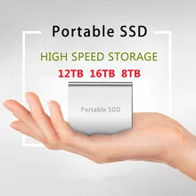 

M.2 SSD Mobile Solid State Drive 12TB 16TB 8TB Storage Device Hard Drive Computer Portable USB 3.1 Mobile Hard Drives