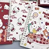 4pcs Sanrio Hello Kitty A5 Coil Notebook Kuromi Pachacco Student Notepad Planners School Supplies Wholesale Stationery Gift 5