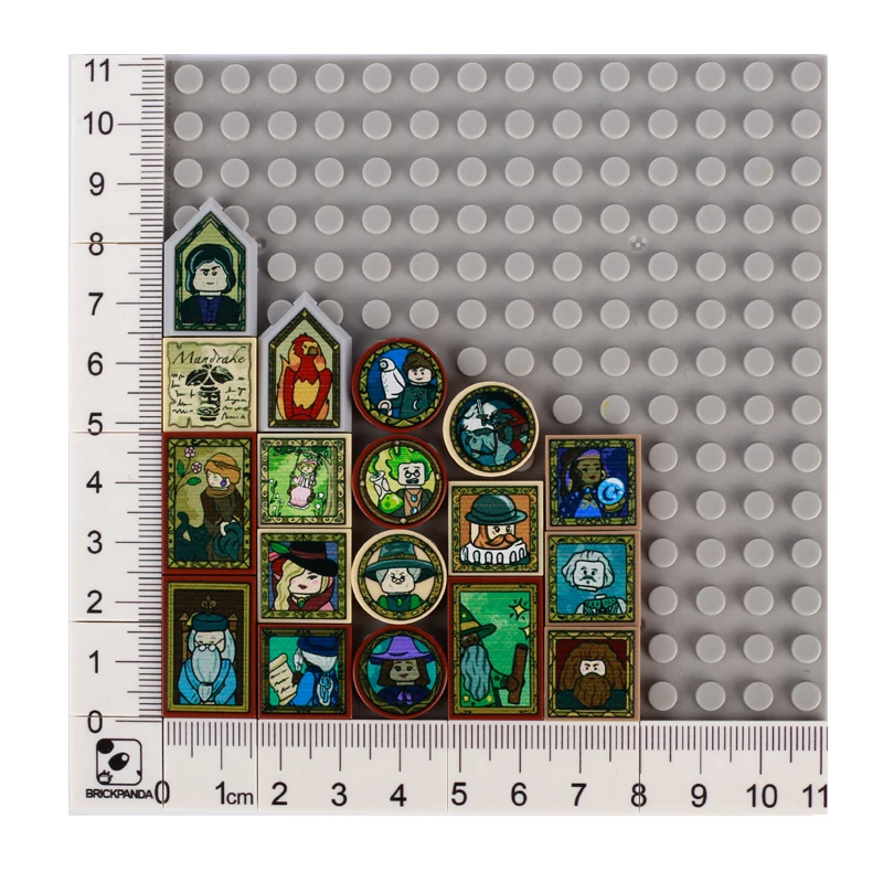 Custom Magician Wizard Portrait Building Blocks Set