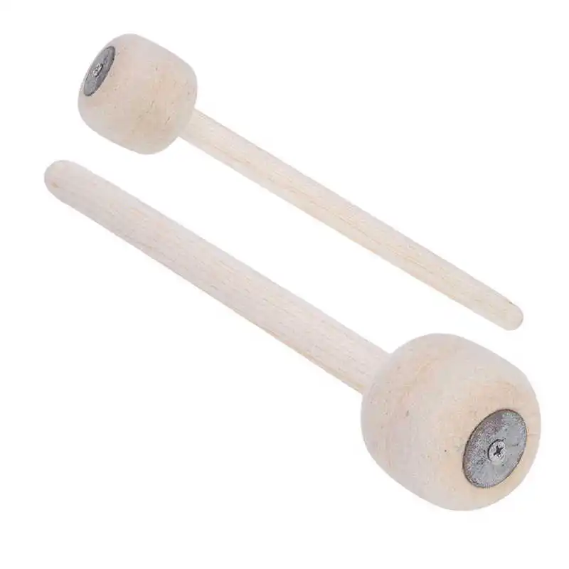 Bacchetta Per Grancassa Con Testa In Feltro Di Lana - Accessorio Percussioni - Foto 3