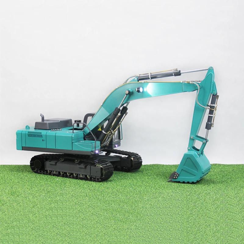 1/12 Metal RC koparka hydrauliczna Model bezszczotkowy wersja RTR zdalne sterowanie urządzenie inżynieryjne zabawkowy Model 4 1/12 Metal RC koparka hydrauliczna Model bezszczotkowy wersja RTR zdalne sterowanie urządzenie inżynieryjne zabawkowy Model - Image 4