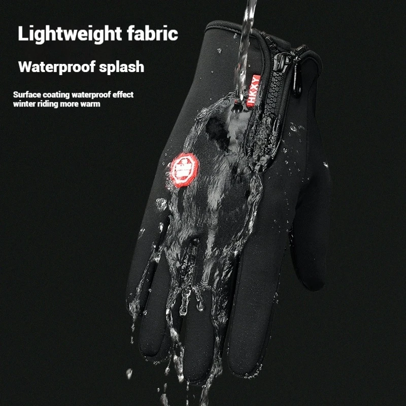 Winter Fishing Gloves Waterproof Touch Screen Warm Gloves for Men Women Outdoor Sport Cycling Running Ski Gloves 낚시장갑
