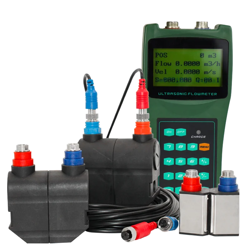 

DN15-6000mm Digital Flow Meter Handheld Ultrasonic Portable Water Flowmeter