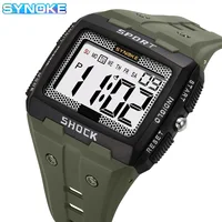 50m Waterproof Men Sports Digital Watches Outdoor LED Electronic Watch for Men Big Number Dial Fitness Wristwatch Dropshipping 2