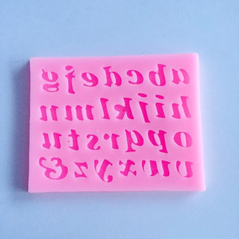 

26 Lowercase Letters Silicone Mold Cake Decoration Fondant Chocolate Pastry Candy Accessories Dessert Table Decoration Kitchen