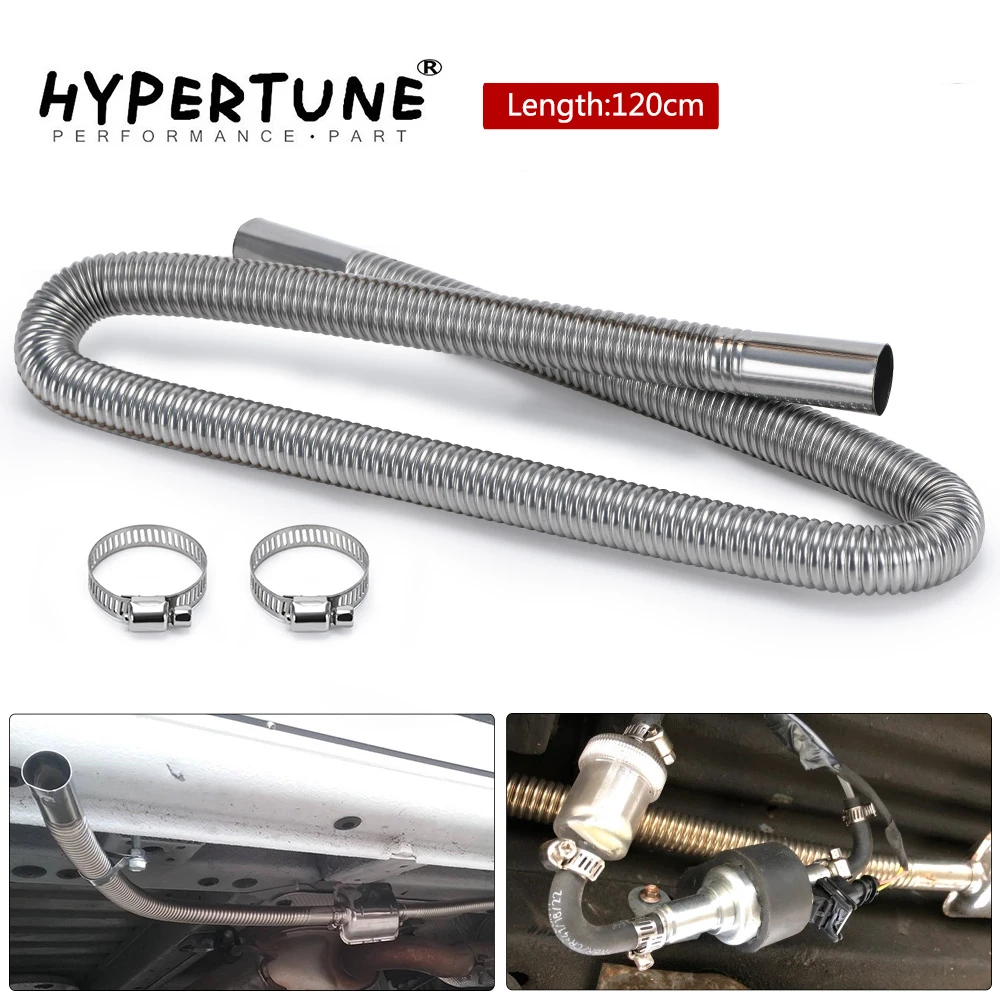 120CM/60CM Stainless Steel Pipe Silencer For Parking Air Diesel Heaters Boat Yacht Car Parking Air Heater Tank Exhaust Pipe Urben Life Car Heater Exhaust Pipe 