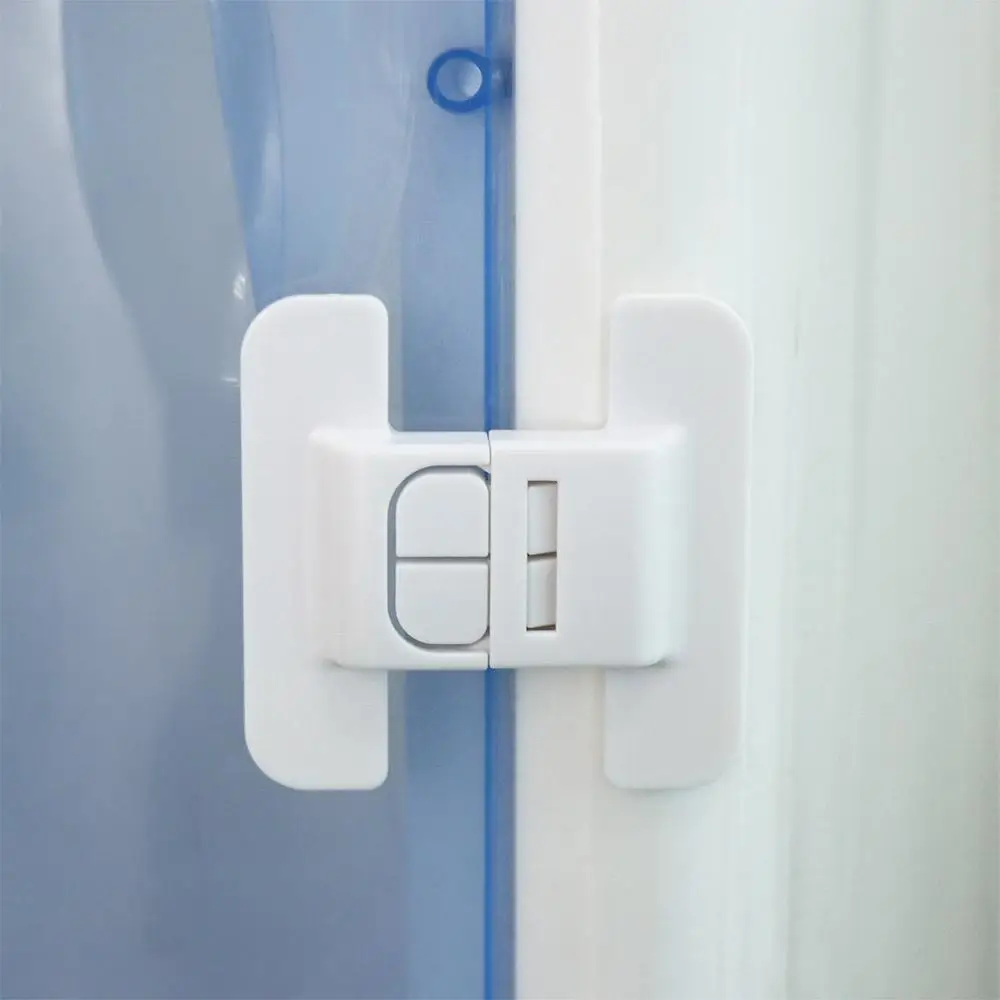 Door Safety Locks Water Dispenser Locker Anti-theft Buckle Door Stopper Lock Baby Safety Lock Security Lock Refrigerator Lock
