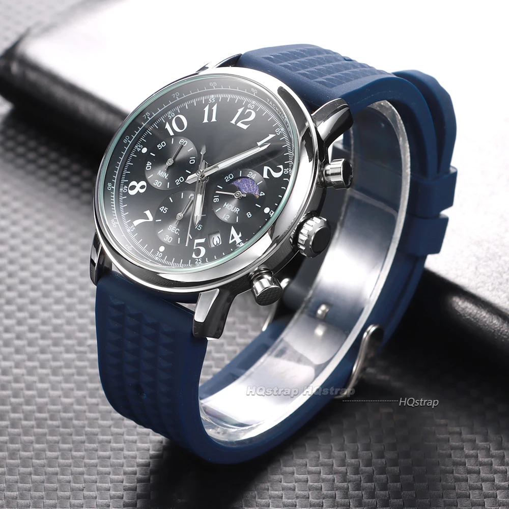 Deluxe Silicone Waterproof Watchband Replacement Strap