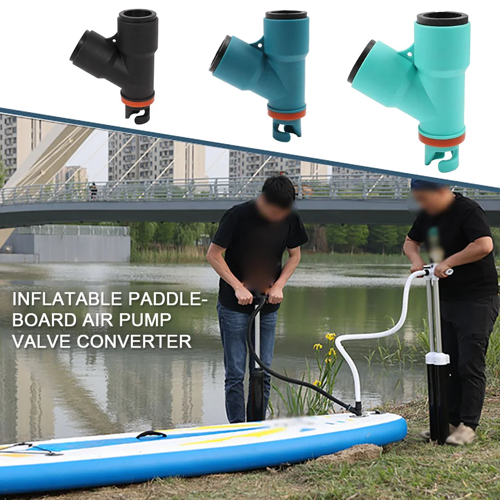 

Paddle Board Air Pump Converter Dual Head Connector Water Sports Adaptor