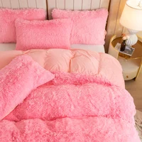 Ensemble de housse de couette luxueux en peluche 3 pièces – Literie confortable et douce, parfaite pour le confort de la chambre à coucher, idéale pour les chambres d'amis et les dortoirs Aesth 3