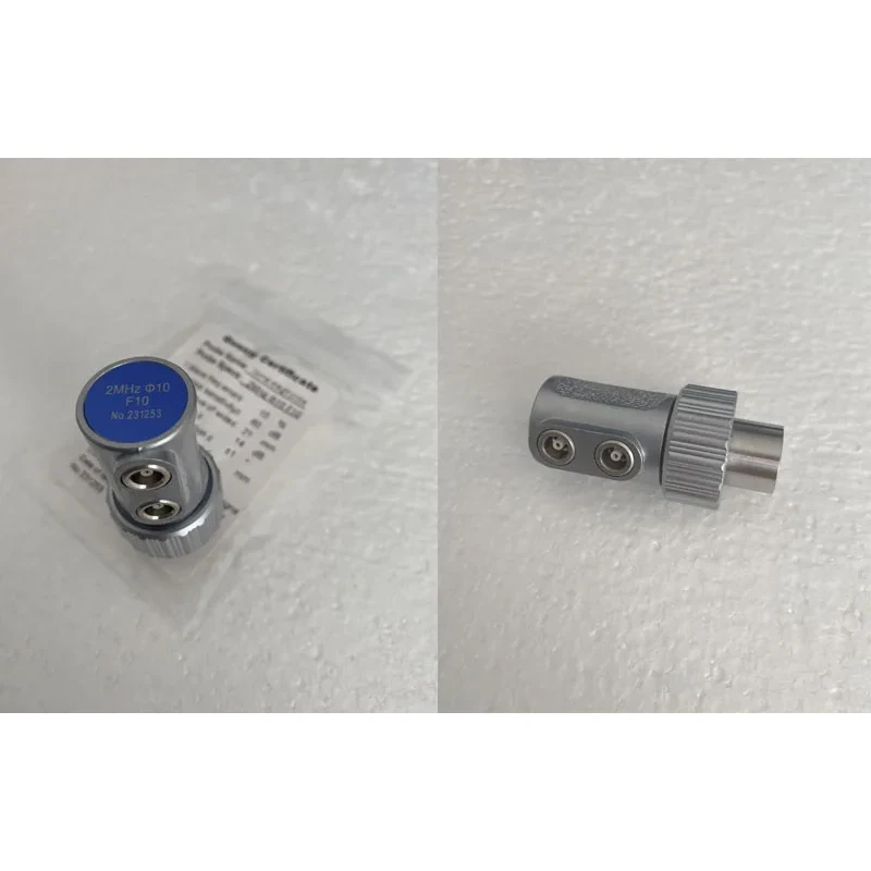 F10 10mm 1MHz/2MHz/4MHz/5MHz, Dual Straight Beam Probe Transducer 2