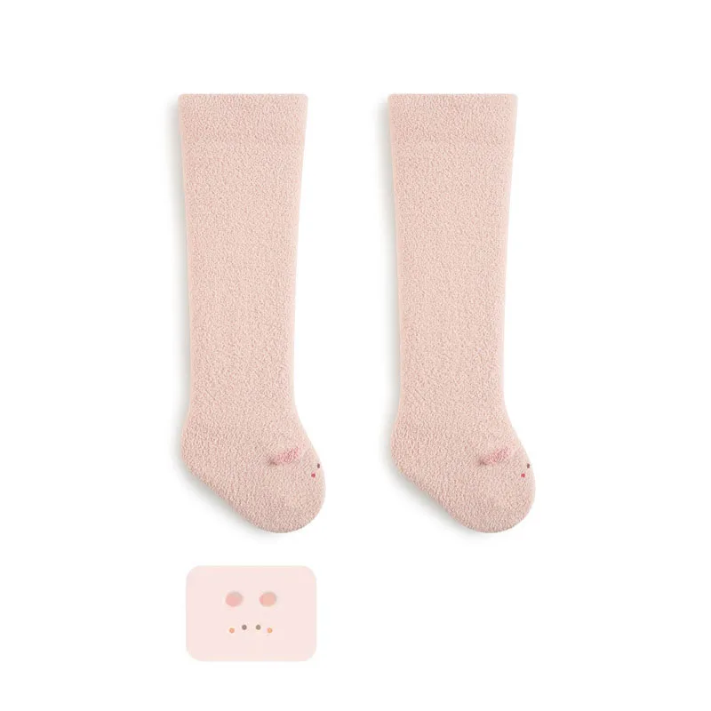 Winter Baby Girls Fleece Padded Cartoon Socks