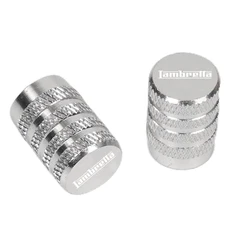 CNC Aluminum Motorcycle Wheel Air Port Cover - Premium Tyre Valve Cap Accessory (Silver)