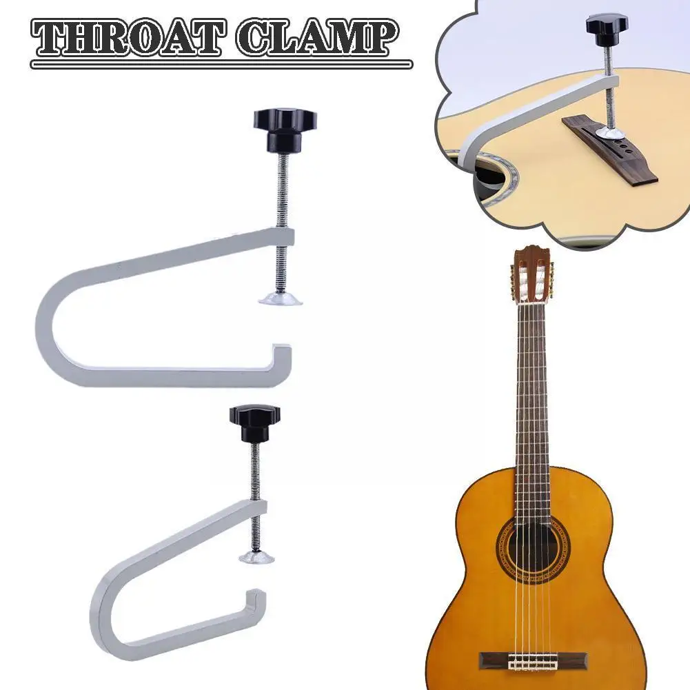 

1pcs Acoustic Guitar Bridge Clamp / Cast Steel Deep Guitar Throat Reach / C-Clamp Deep Guitar Clamp Tool Accessories Repair S8Q9