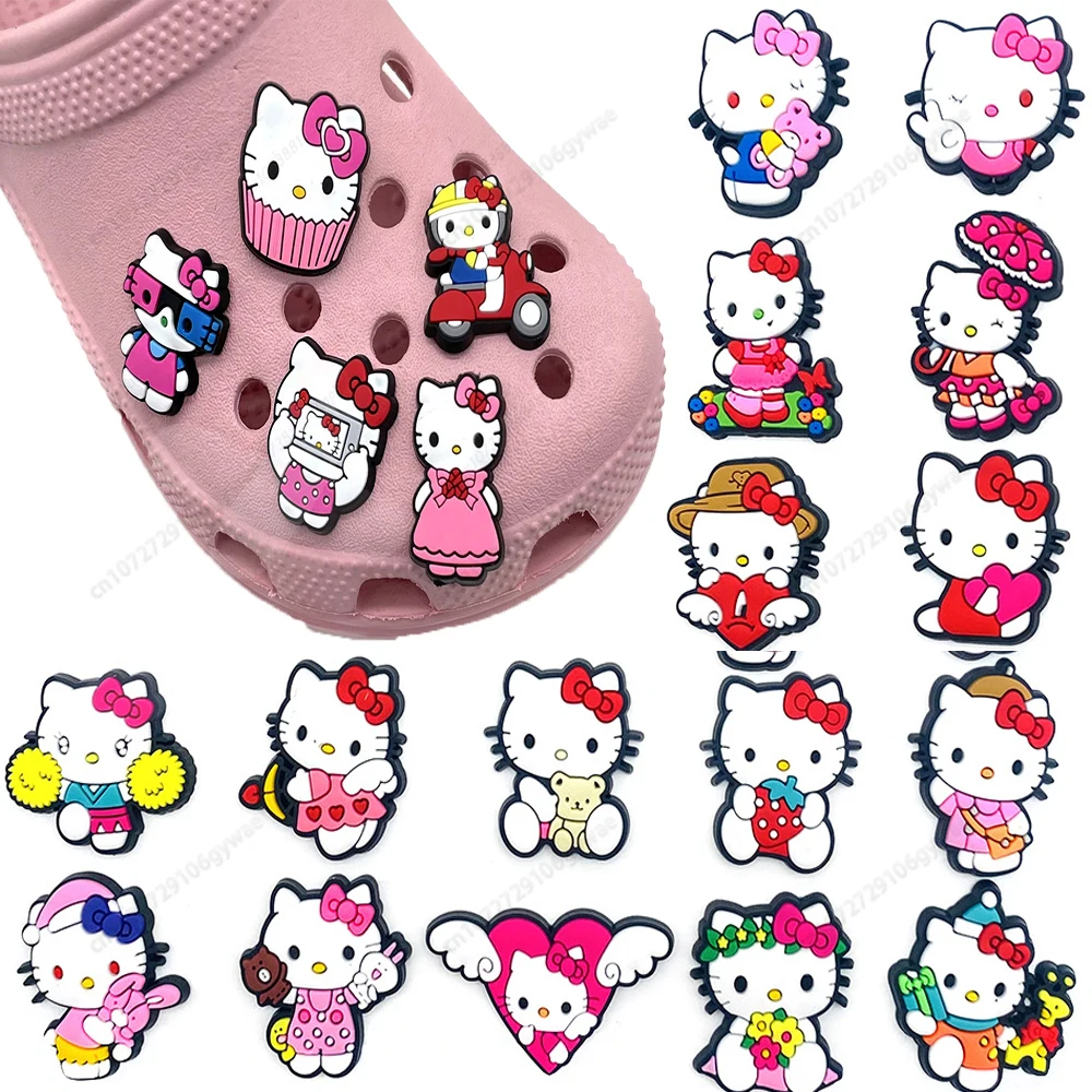 

10 шт., подвески в виде кошки Hello Kitty