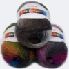 50g Rainbow Soft Yarn 70% Australian wool 30% Nylon Gradient Multi Color Yarn for Crocheting Hand Knitting DIY Yarn 140m/153yd 2