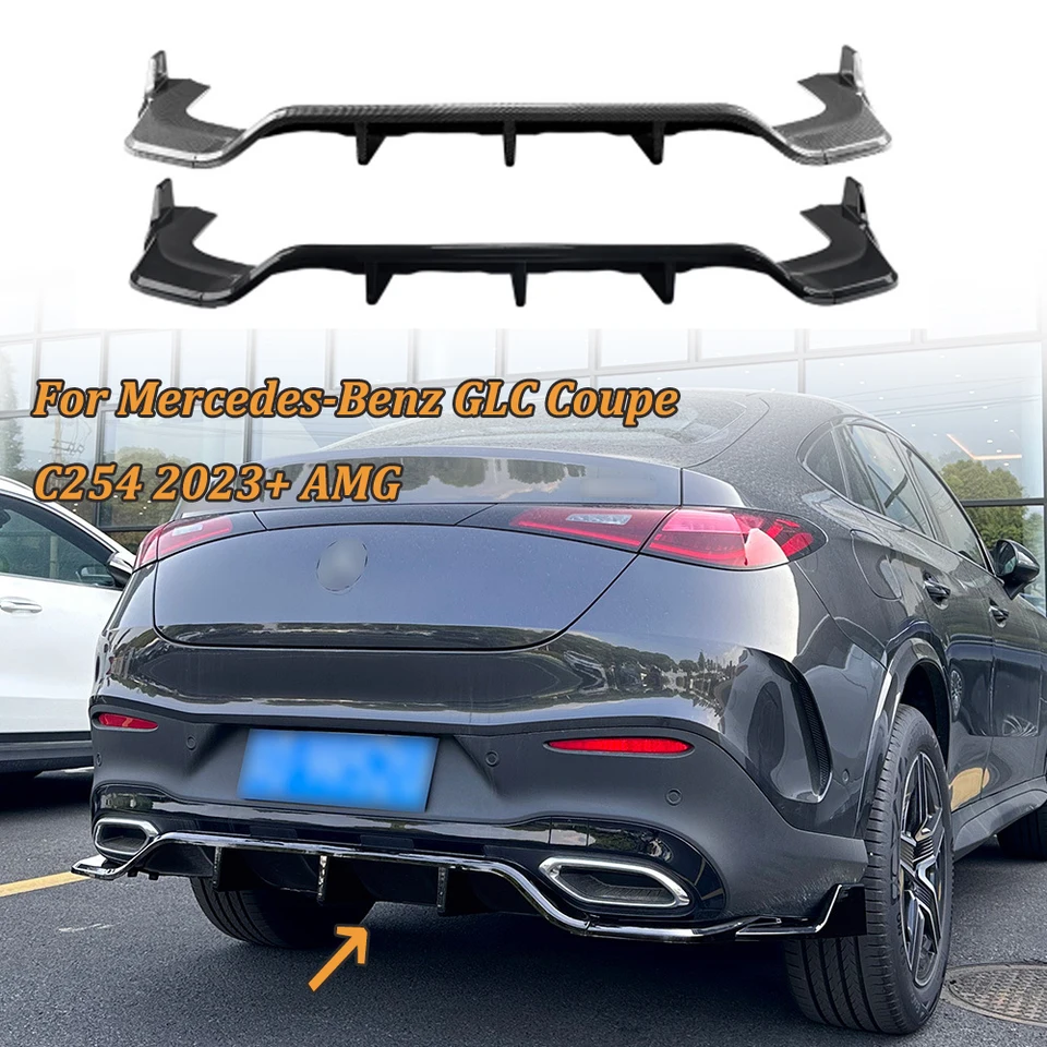 Protector De Portón Trasero Cromado Para Mercedes-Benz GLC Coupe 2023 - Acero Inoxidable, Instalación Con Cinta 3M