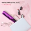 Hair Straightener 500°F Plasma Hair Flat Irons Ceramic Coating Plate Professional Salon Tool Smooth Frizz Dual Voltage 6