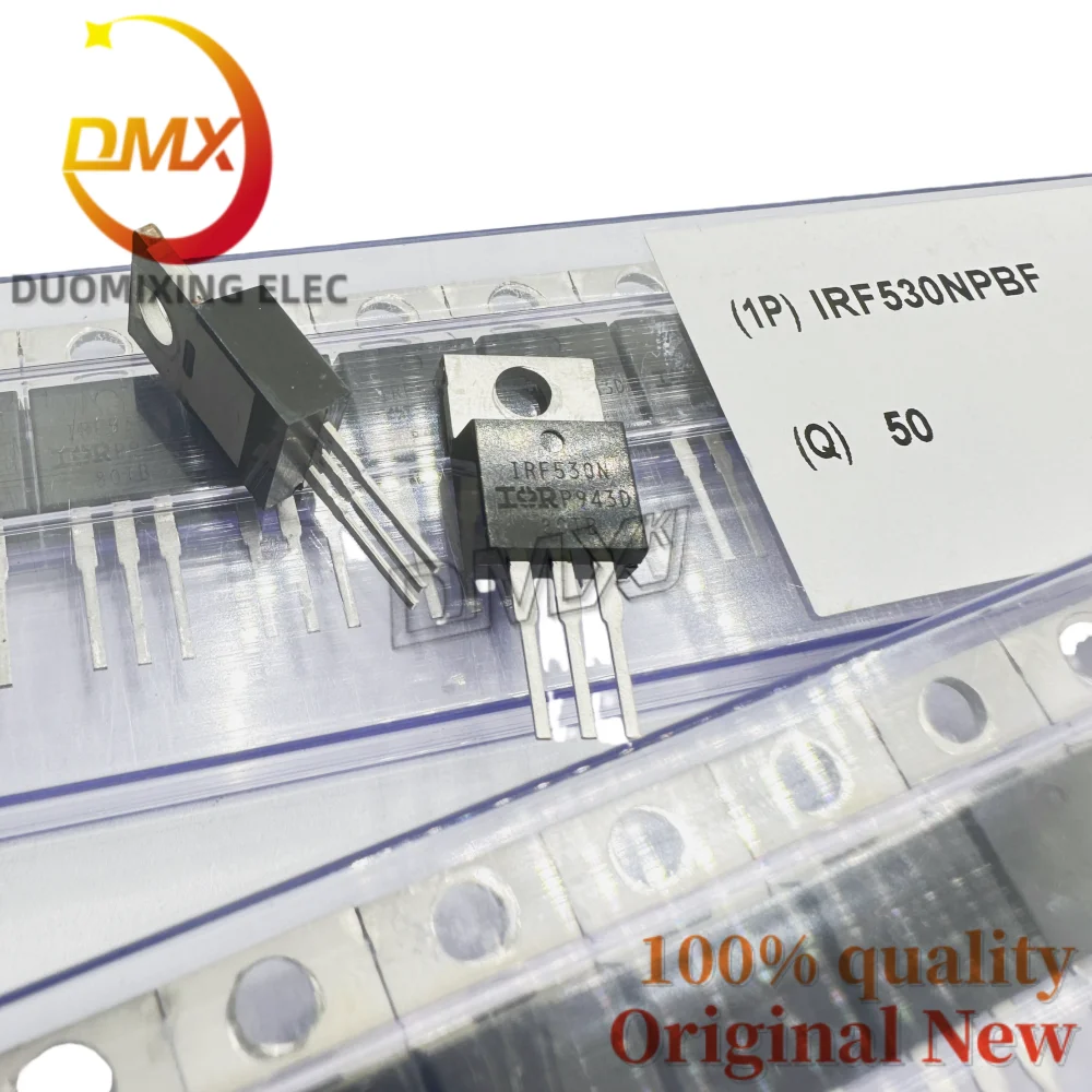 BOJACK IRF530N MOSFET – 17A, 100V N-Kanal Leistungstransistor TO-220AB, 10 Stück