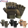 1Pair Tactical Fingerless Gloves for Men - Ideal for Outdoor Sports, Shooting, Hunting, Airsoft, and Cycling 1