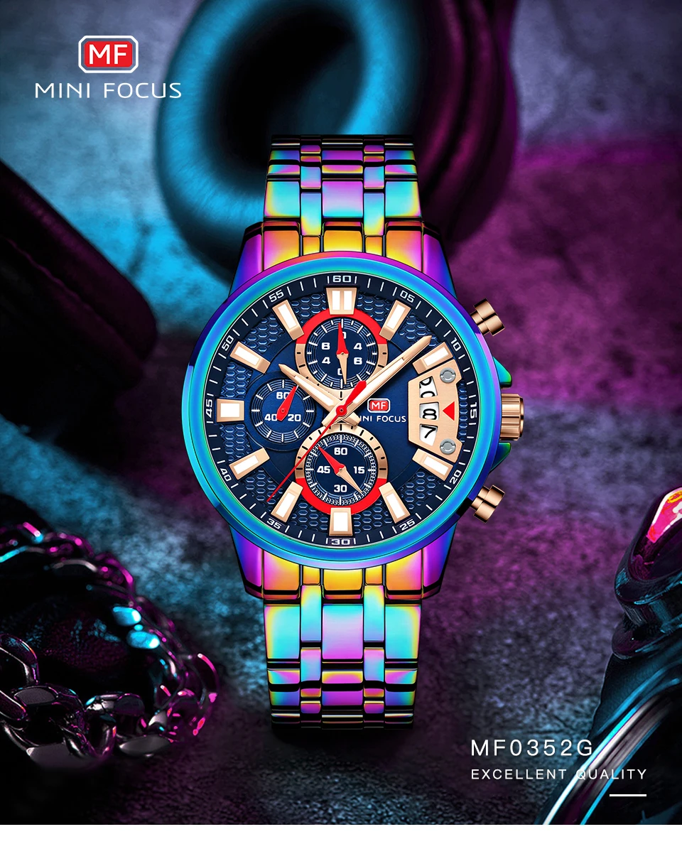 MINI FOCUS Quarzuhr für Herren, wasserdicht_voghion.com