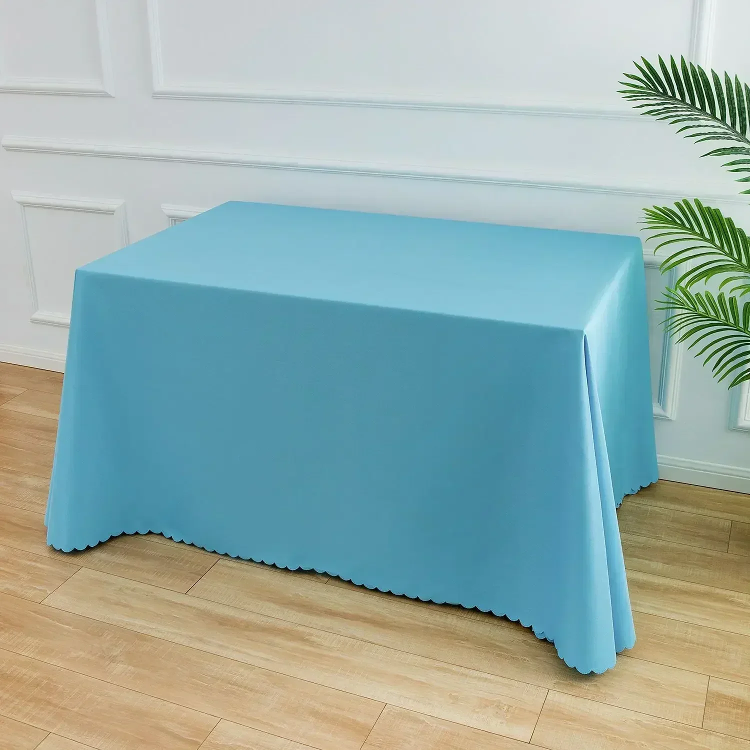 

Hotel rectangular tablecloth factory meeting room pure color dessert table cover spread gray22