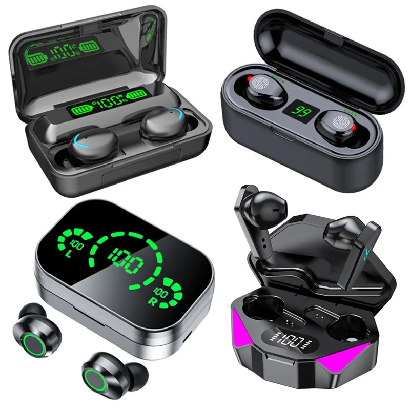 WholesaleBluetoothEarphoneWirelessHeadphoneEarbudsMicrophone