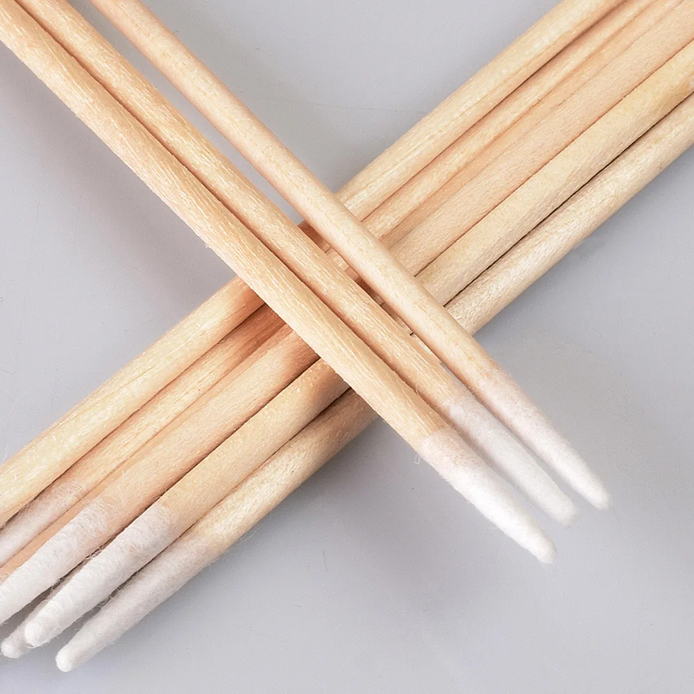 Pointy Tip Cotton Swab for Manicure Nail Art Tool Embroidered Tattoo Swab Eyebrow Tattooing Tool Thin Cotton Swab For Cleaning 5