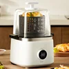 1000W Portable Air Fryer 2L Capacity Visible Household Transparent Visible Air Fryer Led Touch Screen Panel Air Fryer 2