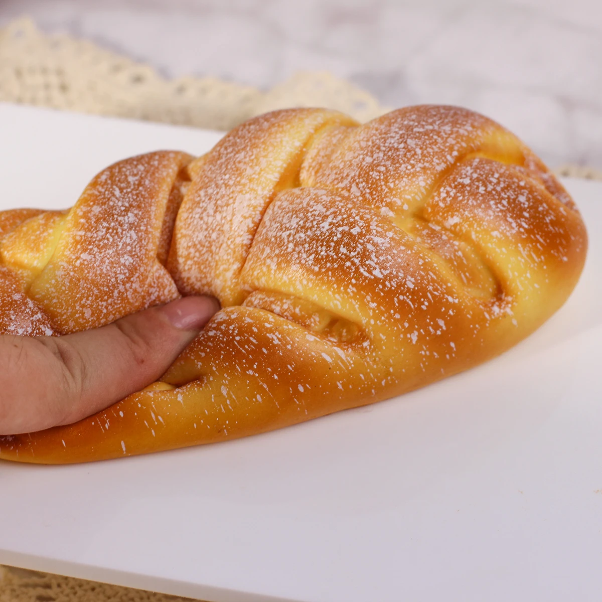 1 Slow Rebound Bread Spoon Flower Pinch Decorative Ornaments Bread and Pastries
