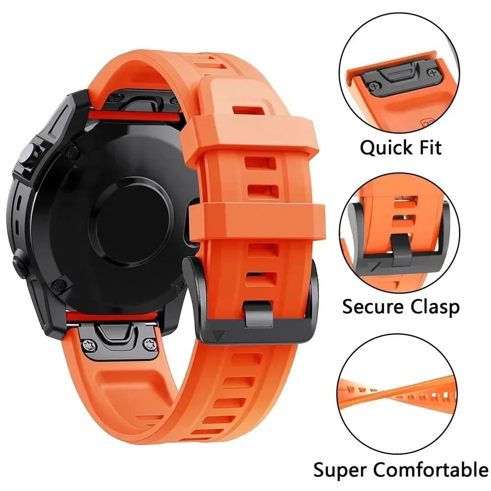 Silicone QuickFit Watch Band - Premium 22mm/26mm Strap
