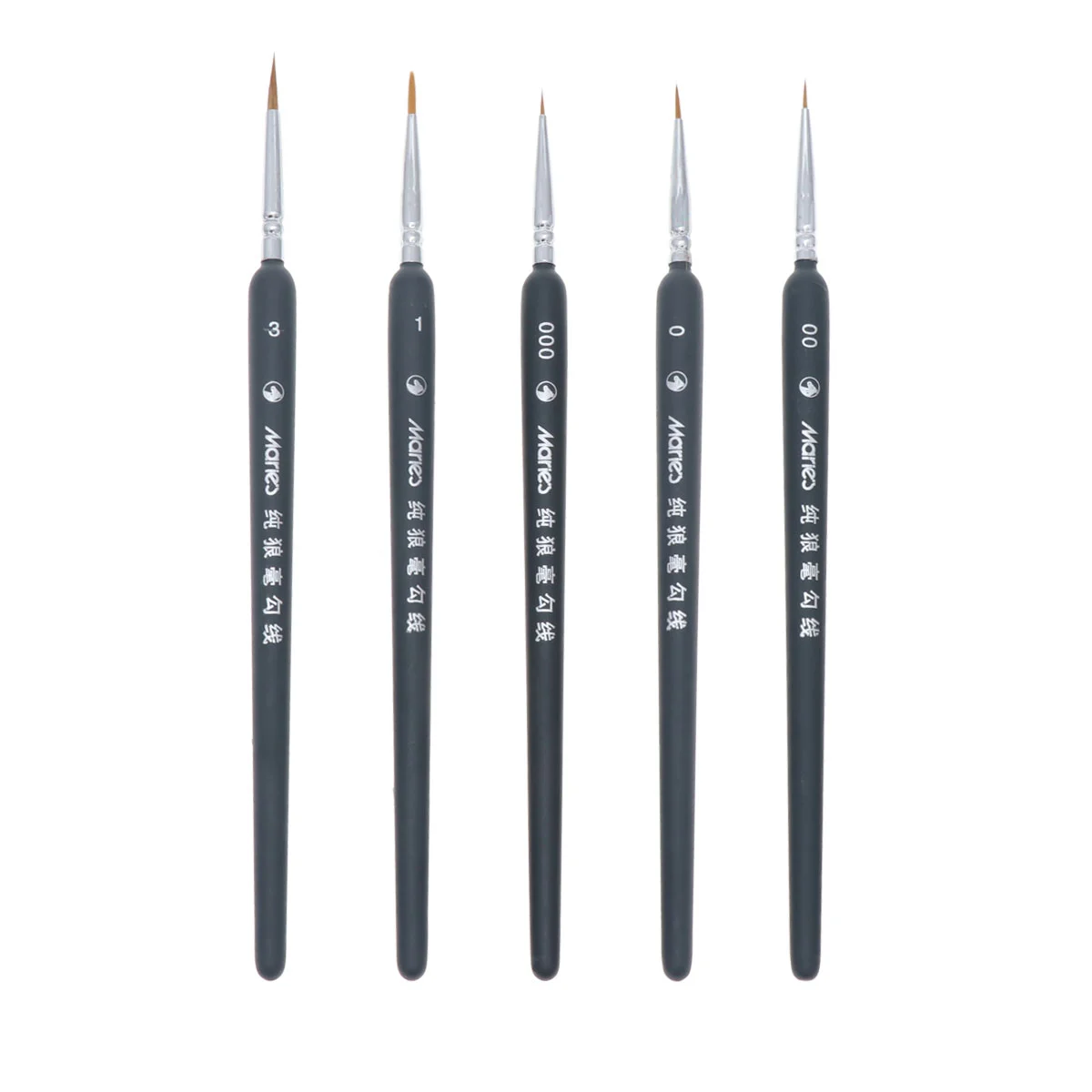 10pcs paint brushes for acrylic oil painting nylon hair artist detail paint brush set watercolor miniature art drawing kit Brush Paint Brushes Detail Painting Fine Set Watercolor Miniature Oil Acrylic Detailing Kit Hair For Model Drawing Miniatures