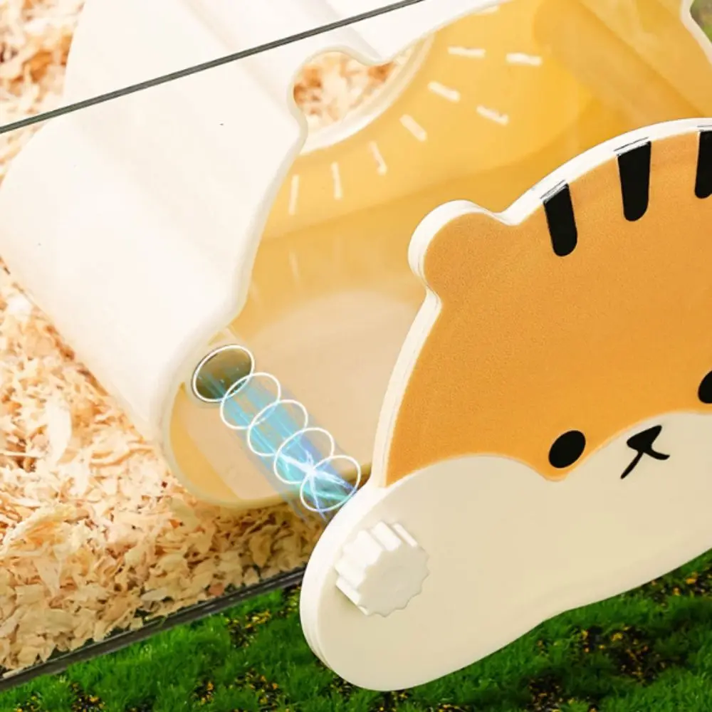 Cute Cartoon Hamster Hideout House Washable Magnetic Door Hamster Hide Cave Viewing Window Small PetSleeping Nest Pet Supplies