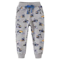 Jumping Meters 2-7T Cars Print  Boys Trousers Pants For Autumn Winter Cartoon Full Length Fashion Baby Sweatpants 6