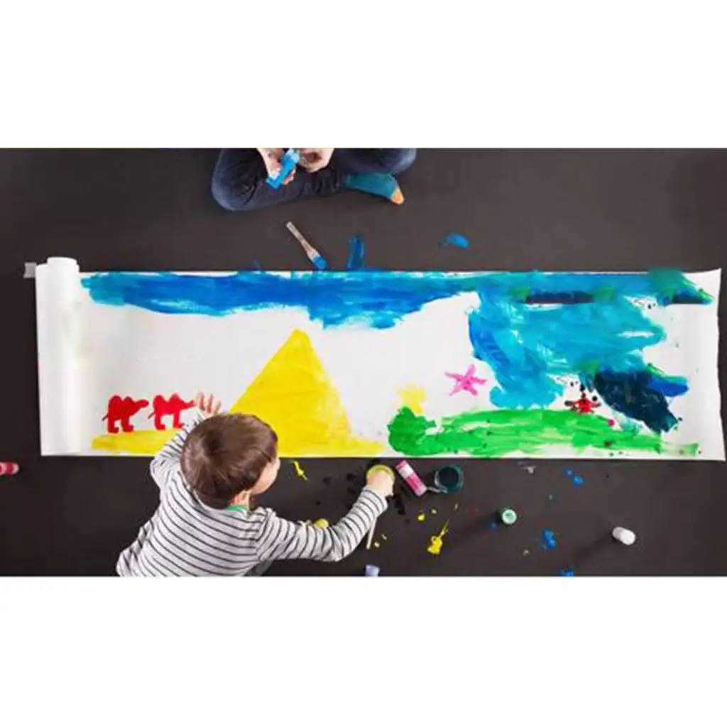 5/5m 어린이용 이젤 종이 롤 그림 공예용 선물 포장지