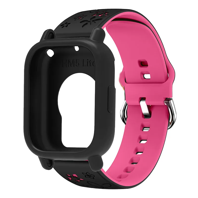 Engraved Silicone Band with Protective Case
