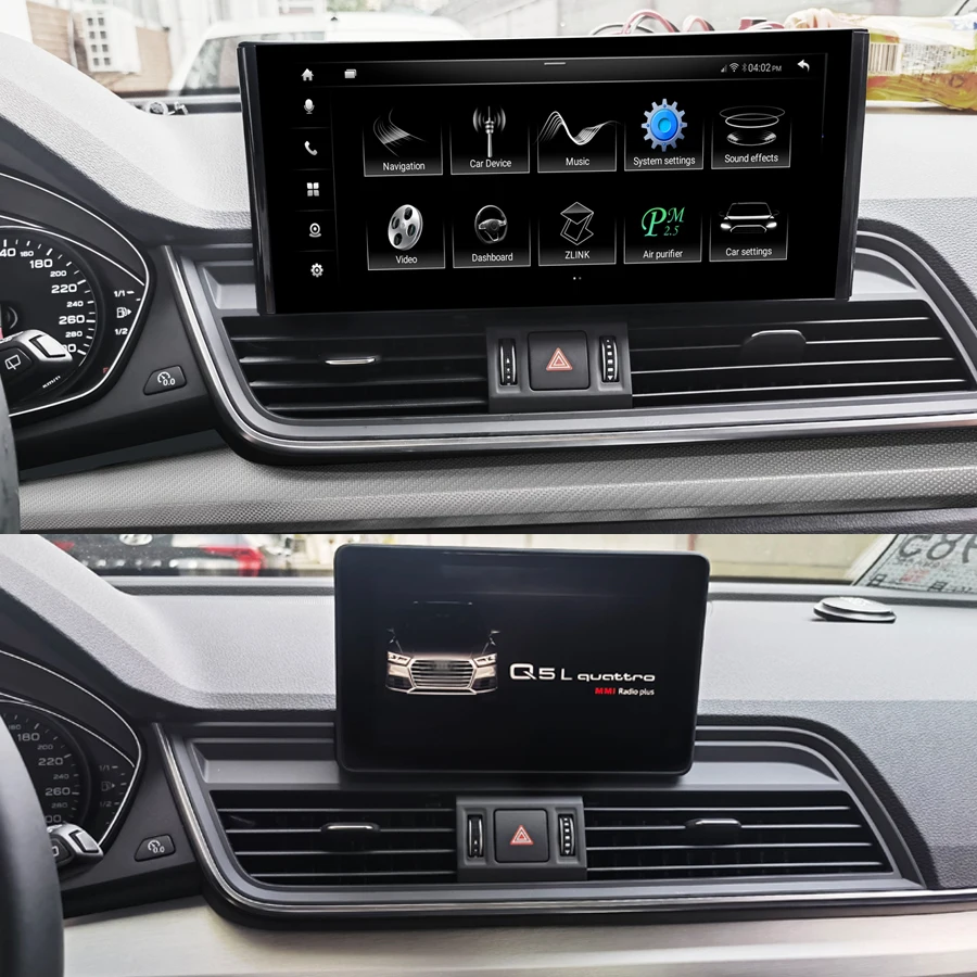 

1920*720 IPS Screen Car RADIO Android 13 Autoradio For Audi Q5 2018 2019 A4 GPS Navigation Multimedia Video Player 4G LTE Stereo