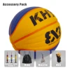 KHT Basketball 3X3 Match High Elasticity and Grip PU Ball Street Training Performnce Size 6/Size 7 for Women &  Men 4